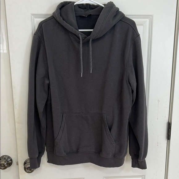 H&M Gray Pullover Hoodie Sweatshirt size medium, cotton blend - Picture 1 of 5